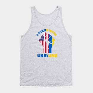 USA stand with Ukraine Tank Top